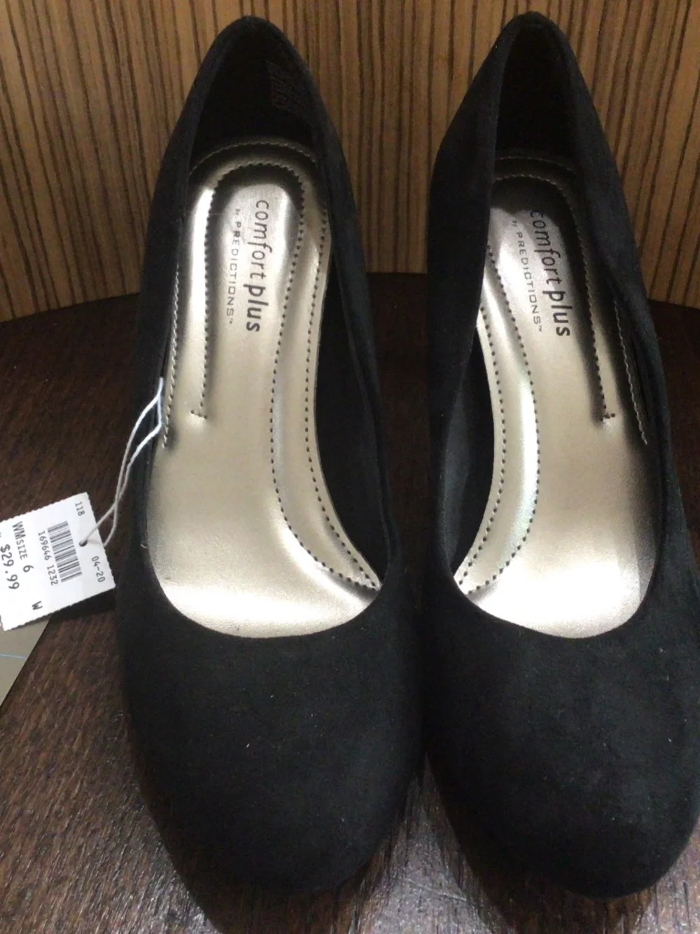 Comfort Plus by Predictions black heels. Size 6 brand new with tags